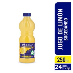 JUGO DE LIMON TRAVERSO 24X250 ML