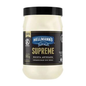 MAYONESA SUPREME CLASICA HELLMANNS 12X380 GR