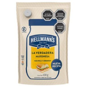 MAYONESA REGULAR DP HELLMANNS 12X630GRS