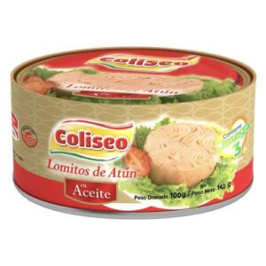 ATUN DESMENUZADO ACEITE COLISEO 48X160 GR
