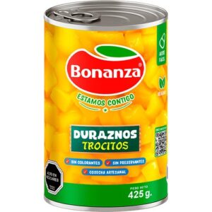 DURAZNOS EN TROCITOS BONANZA 24X425 GR