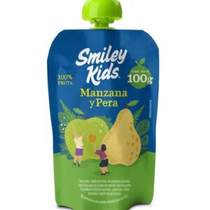 COMPOTA MANZANA PERA SMILEY KIDS 100G