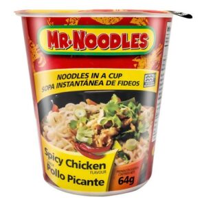 SOPA INSTANTANEA POLLO PICANTE MR NOODLES 12X64 GR