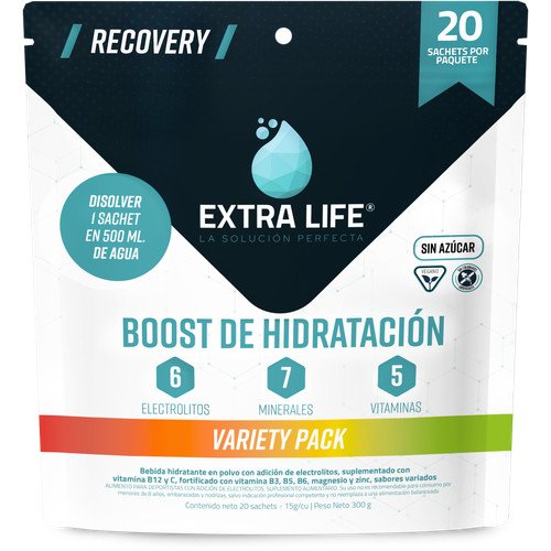 ISOTONICO EXTRA LIFE DOYPACK MIX SABOR 30X20X15GR