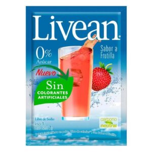 JUGO EN POLVO FRUTILLA LIVEAN NAC CN 10X7G