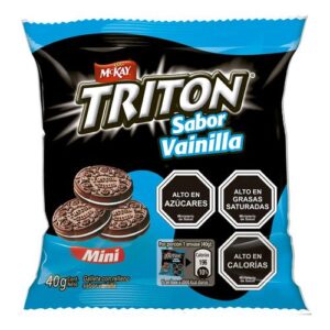 GALLETA VAINILLA MINI TRITON 42X40 GR