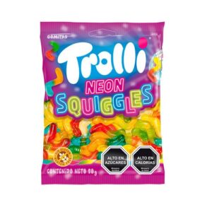GOMITAS CULEBRAS FLUORECENTE TROLLI 15X80GR