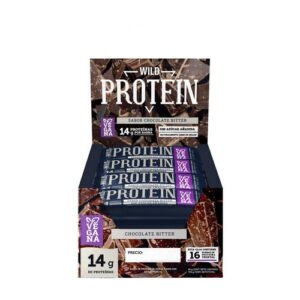BARRA CHOCOLATE BITTER WILD PROTEIN 12X16X45GR
