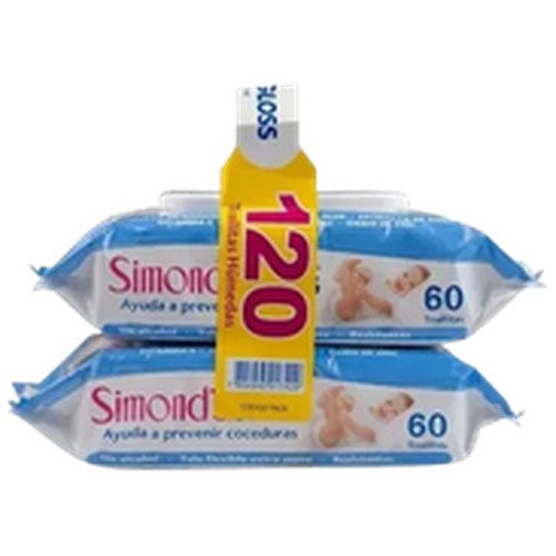TOALLA HUMEDA PACK CELESTE SIMONDS 12X120 UN