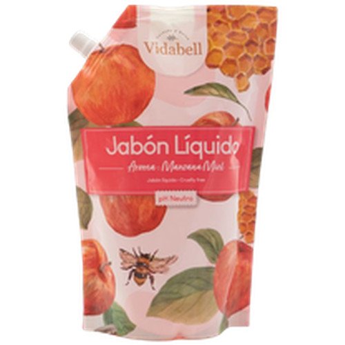 JABON LIQUIDO DP MANZANA Y MIEL VIDABELL 12X750ML
