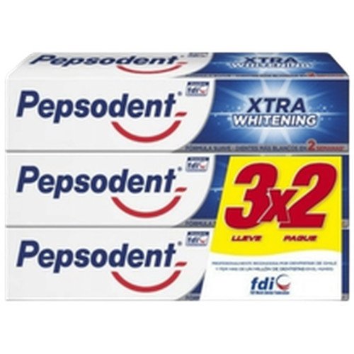 PASTA DENTAL WHITENING MPK PEPSODENT 18X3 X90GR