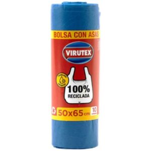 BOLSA BASURA C/ASAS 50X65 VIRUTEX 50X10UN