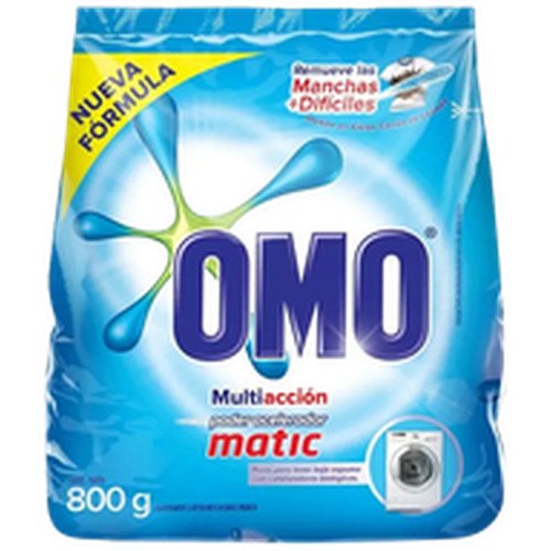 DETERGENTE MATIC POLVO MULTIACCION OMO 18X800 GR