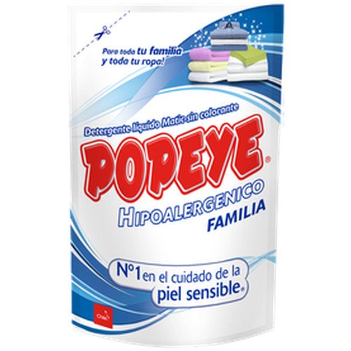 DETERGENTE POPEYE HIPOALERGENICO BEBE DP 36X200ML