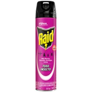 INSECTICIDA AEROSOL TODO INSECTO RAID 12X360 CC