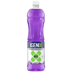 LIMPIADOR DESINFECTANTE LAVANDA IGENIX 10X900 ML