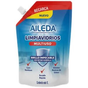 RECARGA DOYPACK LIMPIA VIDRIO AILEDA 12X1LT