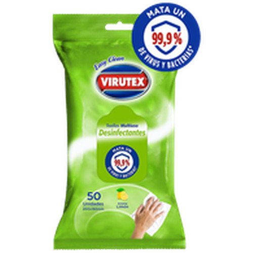 PANO DESINFECTANTE LIMON POUCH VIRUTEX 14X50 UN