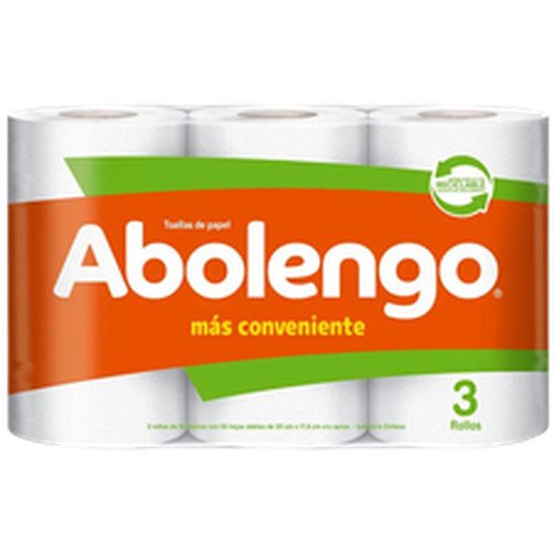 TOALLA PAPEL MINI ABOLENGO 8X3 ROLLOS