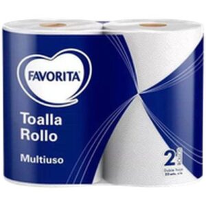TOALLA PAPEL FAVORITA 8X2ROLLOS 22MT