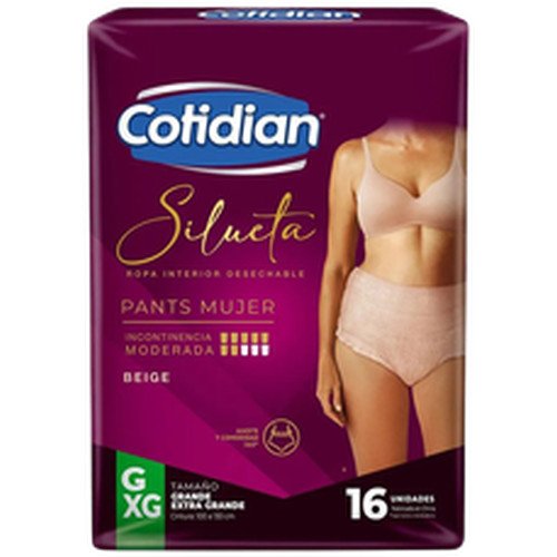 PANAL PANTS COTIDIAN SILUETA G/XG 4X16UN
