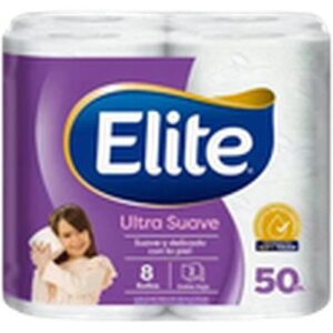PAPEL HIGIENICO DOBLE HOJA ELITE 4X8 50 MT