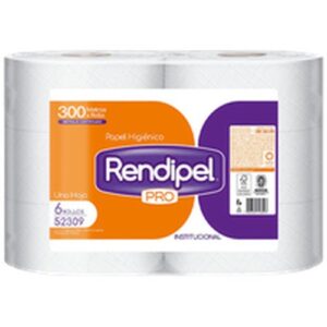 PAPEL HIGIENICO PRO 300MT RENDIPEL 1X6 ROLLOS