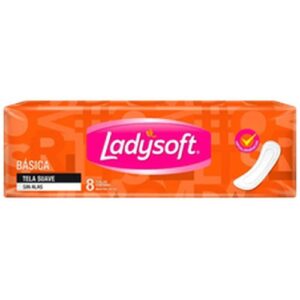 TOALLA FEMENINA BASICA SIN ALAS LADYSOFT 40X8 UN