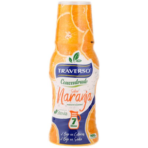 JUGO CONCENTRADO NARANJA PET TRAVERSO 12X900CC