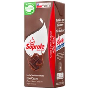 LECHE CHOCOLATE SOPROLE 30X200 CC