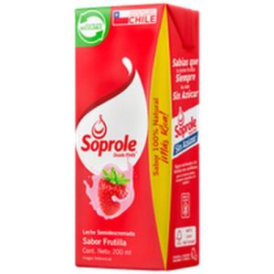 LECHE FRUTILLA SOPROLE 30X200 ML