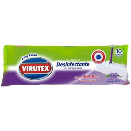 TRAPERO HUMEDO DESINF. LAVANDA VIRUTEX 12X10UN