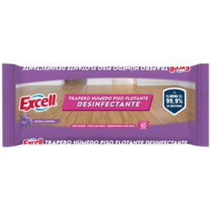 TRAPERO HUMEDO P.FLOTANTES LAVANDA EXCELL 10X10 UN