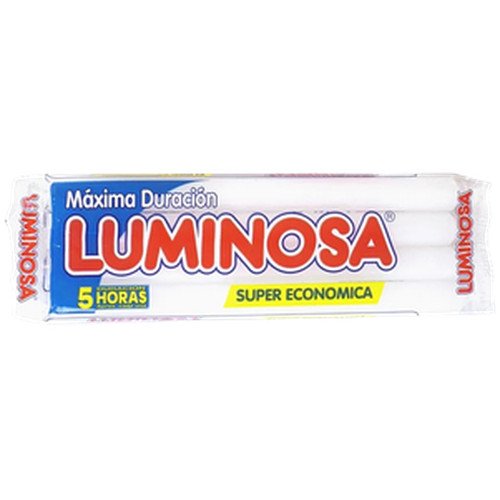 VELAS SUPER ECONOMICAS LUMINOSA 60X96 GR